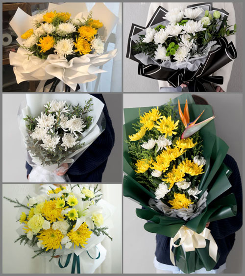 广东汕尾市城区红草镇亚洲村白事花束代送